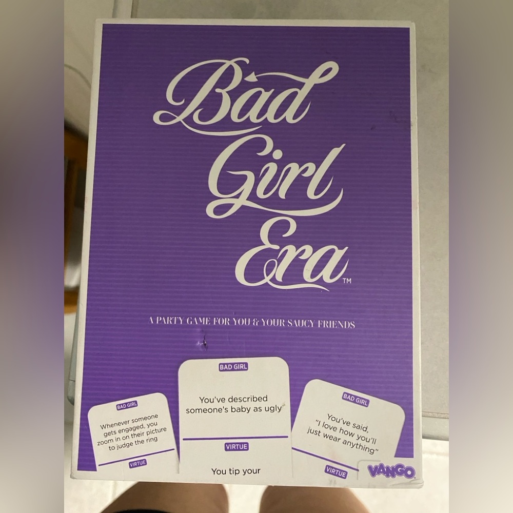 NIB Vango Bad Girl Era - A Party Game for You and Your Saucy Friends - Card- 14+